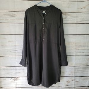 Lou & Grey | Lyocell Long Sleeve Button Shirt Dres